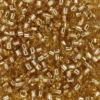 TOHO-perler 11/0 – topaz transparent, 22 Silverlined light topaz
