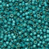 TOHO-perler 11/0 – turkis metallic matt, PF569F PF galvanized matte teal