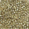 TOHO-perler runde 11/0 – aluminium, PF558 Permament finish galvanized aluminium