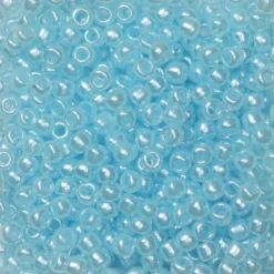 TOHO-perler runde 11/0 – blå aqua, 143 Ceylon aqua