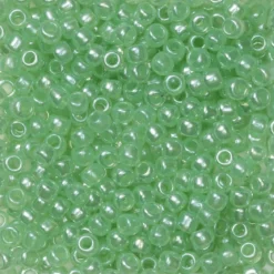 TOHO-perler runde 11/0 – mintgrønn, 144 Ceylon celery