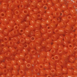 TOHO-perler runde 11/0 – oransje, 50 Opaque sunset orange