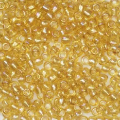 TOHO-perler runde 11/0 – ravgul, 162 Transparent rainbow light topaz