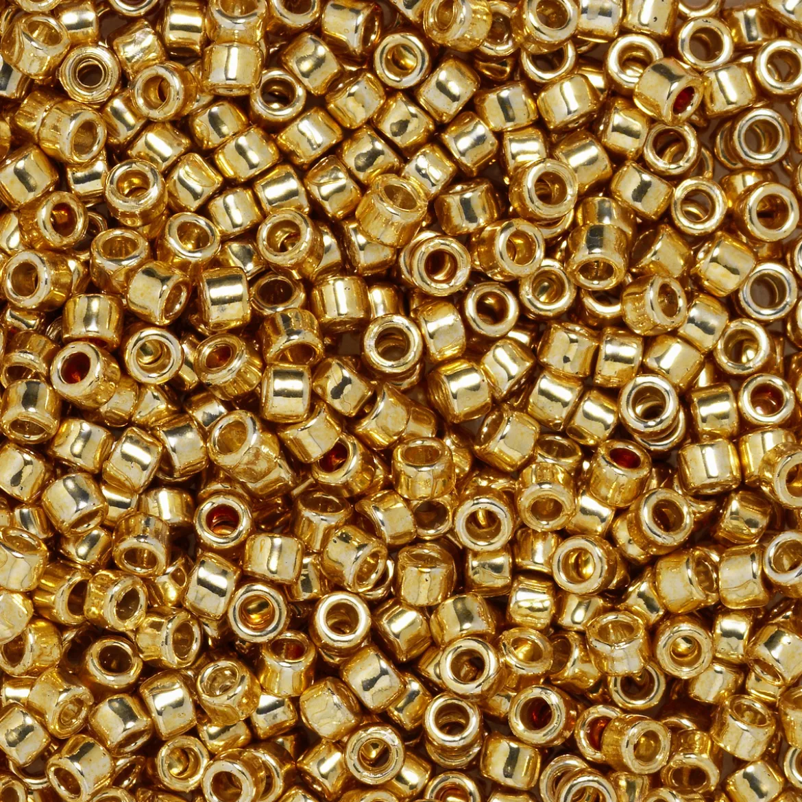 TOHO-perler 11/0 – gull metallic, PF557 PF galvanized starlight