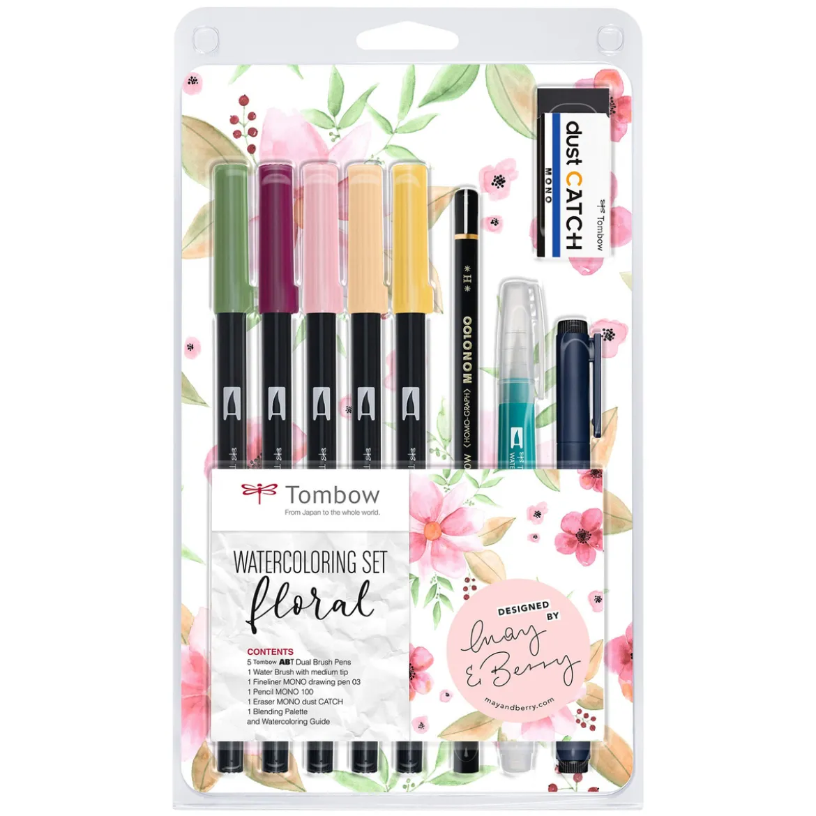 Tombow Watercoloring Floral