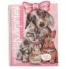 TOPModel klistremerkebok Dress Me Up Cute Animals med 24 sider og 7 ark med klistremerker