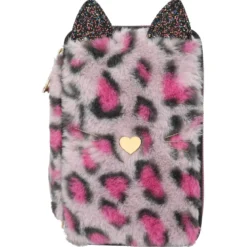 TOPModel trippelpennal Rebel Kitty – loddent og kjempesøtt! 13x20x7,5 cm