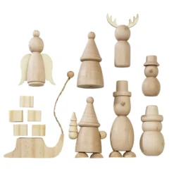 Trekropp kit julefigurer