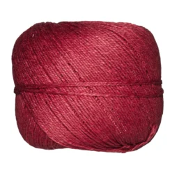 Treslått rød linsnor – 175 meter, diameter 1,8 mm