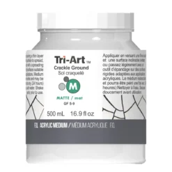 Tri-Art Crackle Ground 500 ml, krakeleringsmiddel for akrylmaling