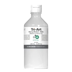Tri-Art Glazing Medium Matte 250 ml, laserende matt medium for akrylmaling