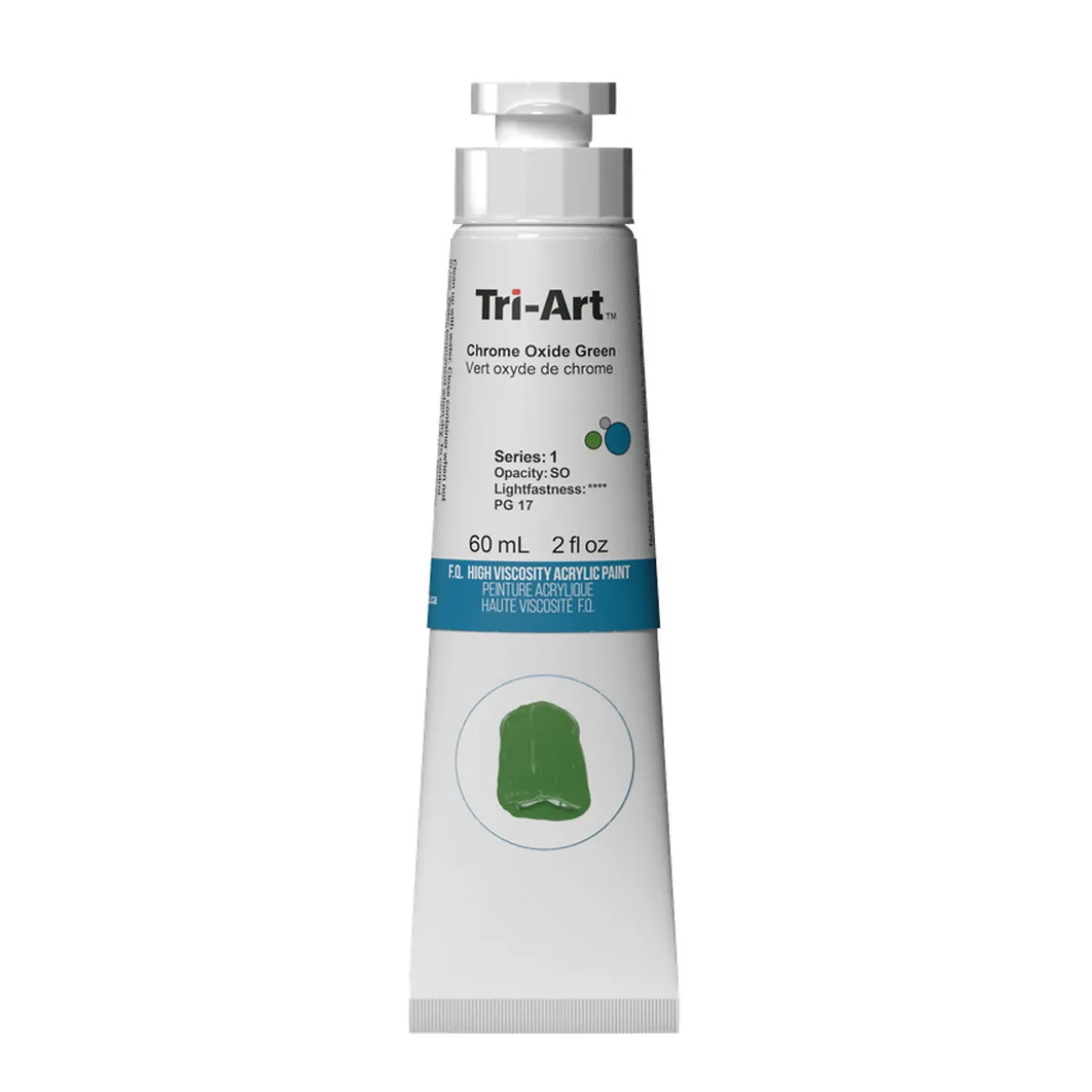 Tri-Art High Viscosity akrylmaling 60 ml Chrome Oxide Green