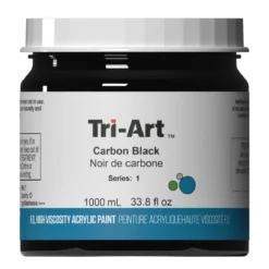 Tri-Art High Viscosity akrylmaling 1000 ml Carbon Black