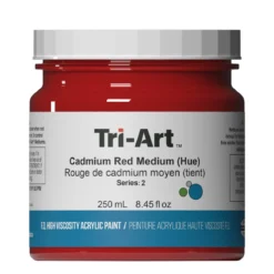 Tri-Art High Viscosity akrylmaling 250 ml Cadmium Red Medium Hue