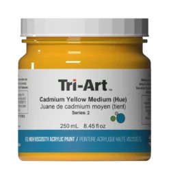 Tri-Art High Viscosity akrylmaling 250 ml Cadmium Yellow Medium Hue
