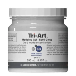Tri-Art Modeling Gel, halvblank gelbasert modelleringspasta / strukturpasta, 250 ml