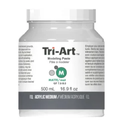 Tri-Art Modeling Paste 500 ml, modelleringspasta for tekstur på lerret