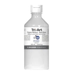 Tri-Art Polymer Medium Semi Gloss 250 ml, halvblankt fortynningsmiddel for akrylmaling