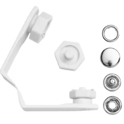 Trykknapp Ø 11 Sølv 12pk