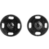 Trykknapp Sort 11 mm 10 stk
