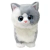 TY Beanie Boo Cat Grey – en hvit & grå katt som vil bli klappet! H. 15,5 cm
