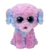 TY Beanie Boo Flora – den snille puddelen i søte farger! H. 15,5 cm