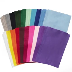 Tynn og smidig polyesterfilt – 20×30 cm 60-pakning, 3 av hver farge