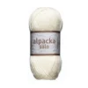 Ullgarn Järbo Alpacka Solo 50 g benhvit – 29101 Eggshell white