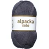 Ullgarn Järbo Alpacka Solo 50 g grålilla – 29133 Velvet purple