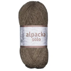 Ullgarn Järbo Alpacka Solo 50 g mokka – 29104 Coconut brown