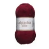 Ullgarn Järbo Alpacka Solo 50 g vinrød – 29110 Maroon red