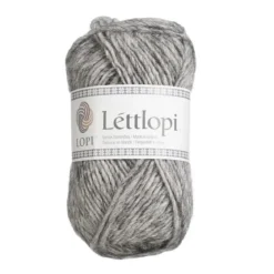 Ullgarn Lettlopi 50g Gråmelert
