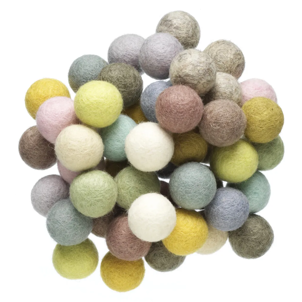 Ullkuler Pastell Ø20mm 50pk