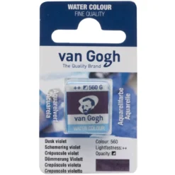 van Gogh akvarellmaling halvkopp – Permanent Blue Violet 568