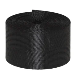 Veskereim i slitesterk polyester, svart, 250 cm, bredde 4 cm