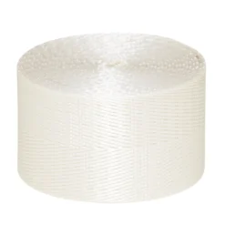 Veskereim i slitesterk polyester, hvit, 250 cm, bredde 4 cm
