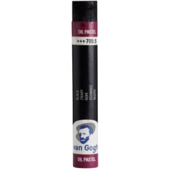 V Gogh oil pastel Black