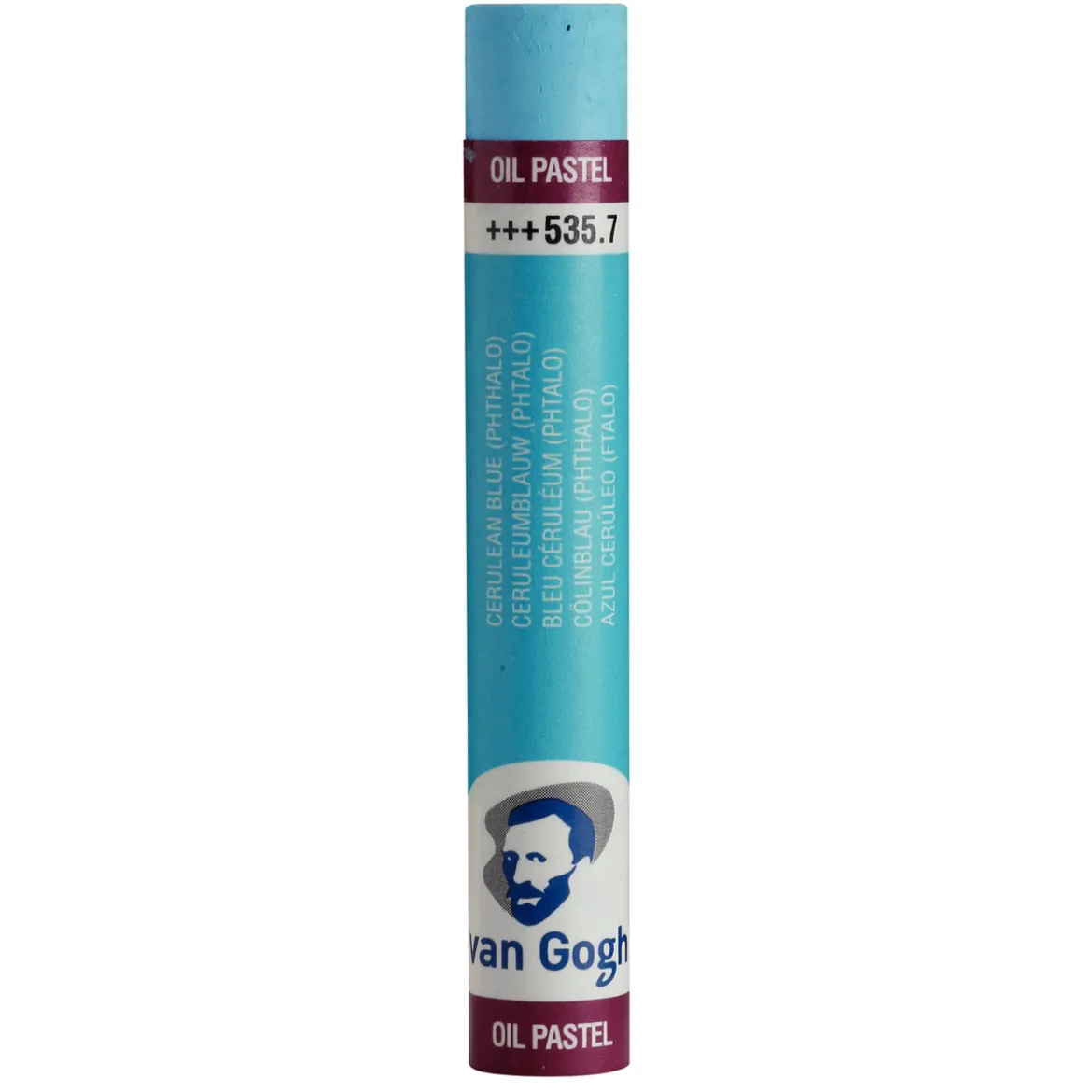 V Gogh oil pastel Cer. Blue 1