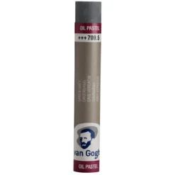 V Gogh oil pastel Green Grey