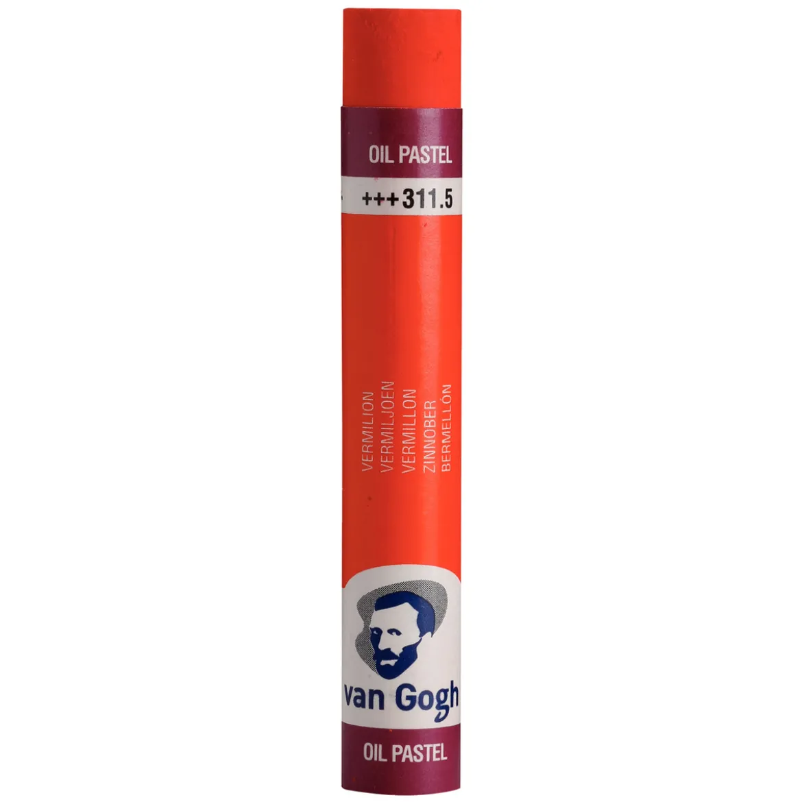 V Gogh oil pastel Vermillion