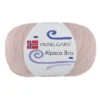 Viking Garn Alpaca Bris 50 g pudderrosa 363
