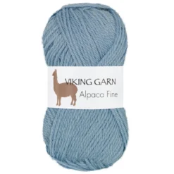 Viking Garn Alpaca Fine 50 g blå 621