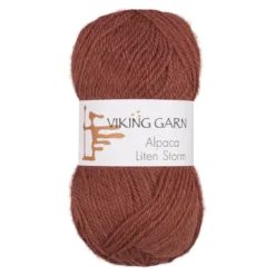 Viking Garn Alpaca Liten Storm 50 g gråblå 723