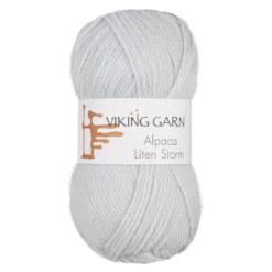 Viking Garn Alpaca Liten Storm 50 g jeansblå 727
