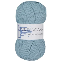 Viking Garn Alpaca Storm 50 g lys blå 522