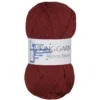 Viking Garn Alpaca Storm 50 g mørk rød 558
