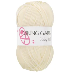 Viking Garn Baby Ull 50 g naturhvit 302