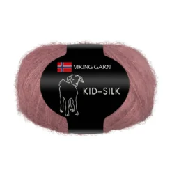 Viking Garn Kid-Silk 25 g gammelrosa 371