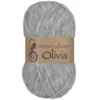 Viking Garn Olivia 50 g grå