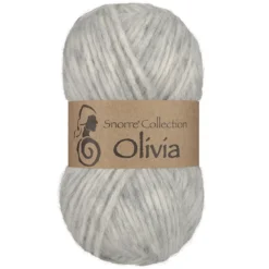 Viking Garn Olivia 50 g lysegrå